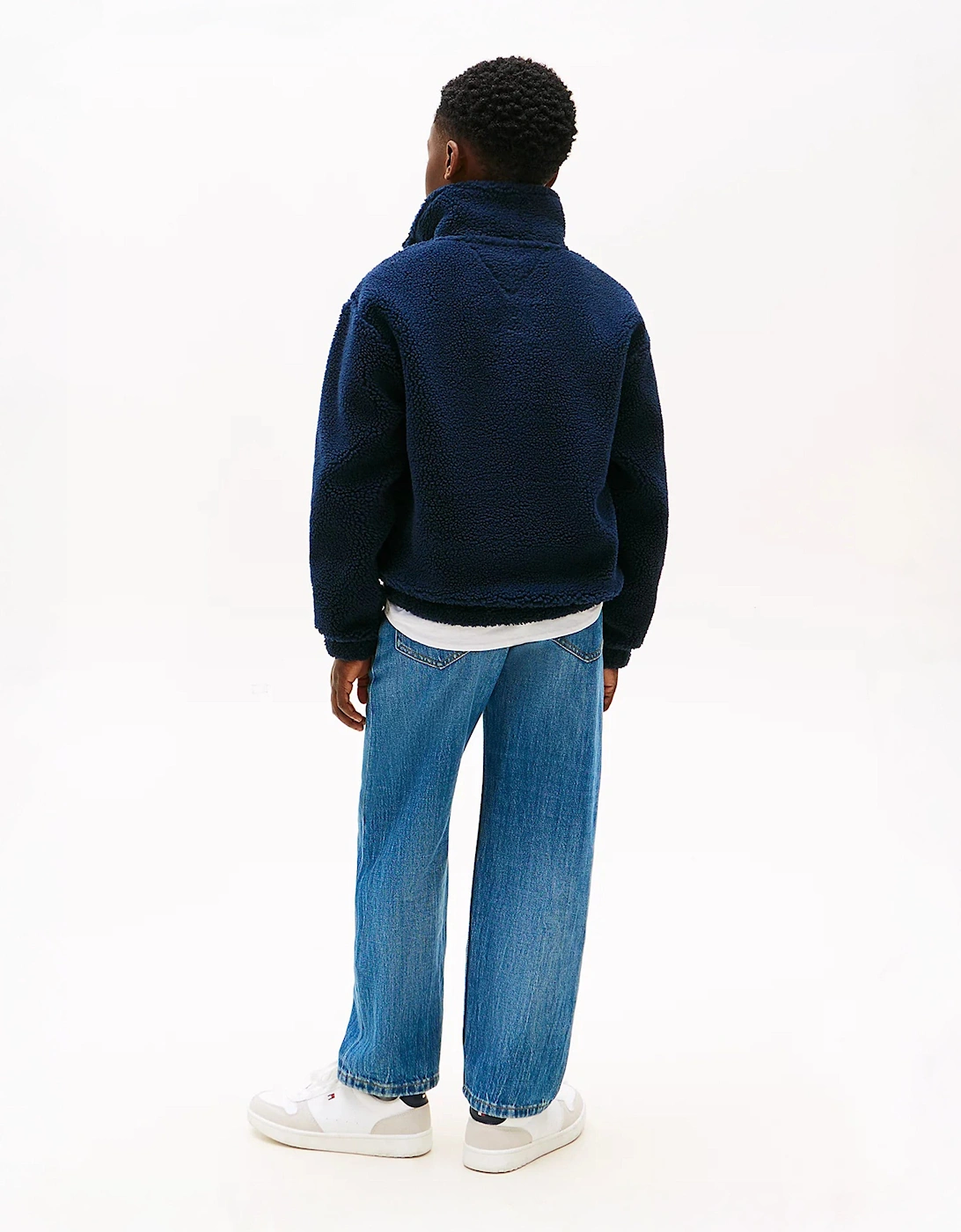 Kids Heritage Flag Fleece Sweatshirt in Navy