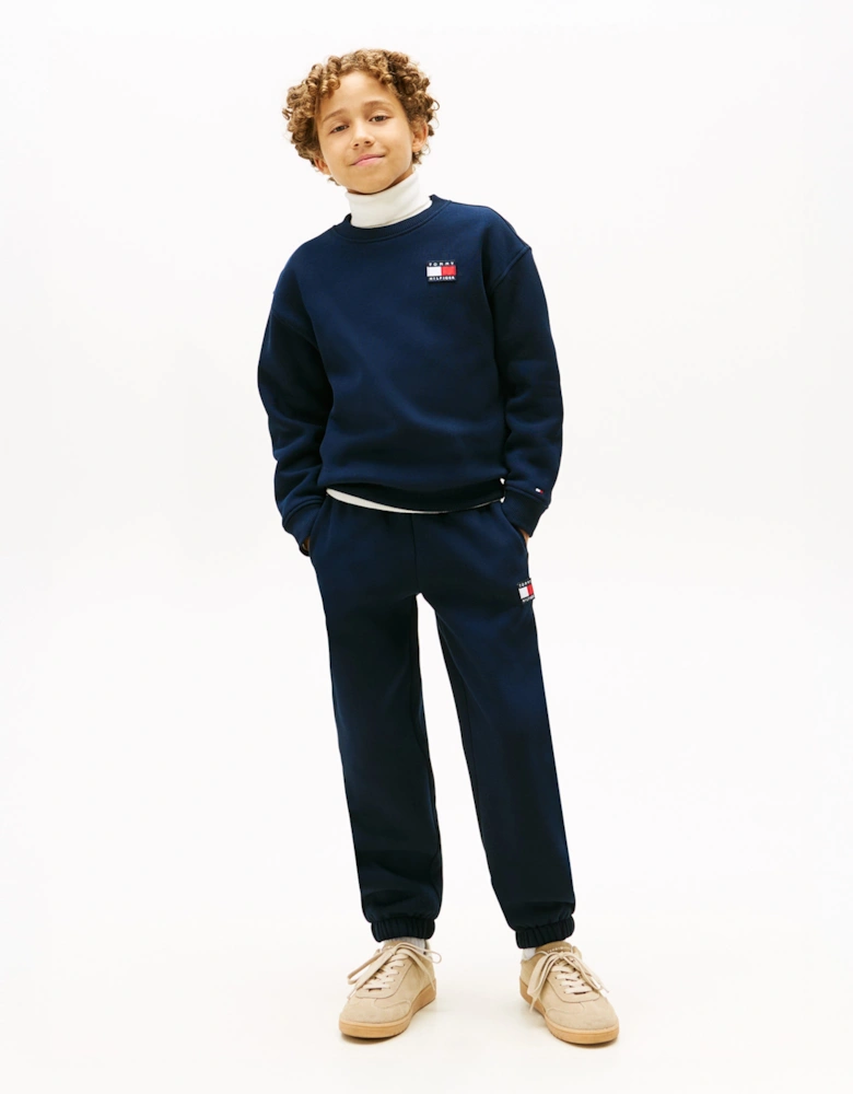 Kids Heritage Flag Tracksuit in Navy
