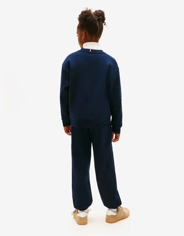 Kids Heritage Flag Tracksuit in Navy