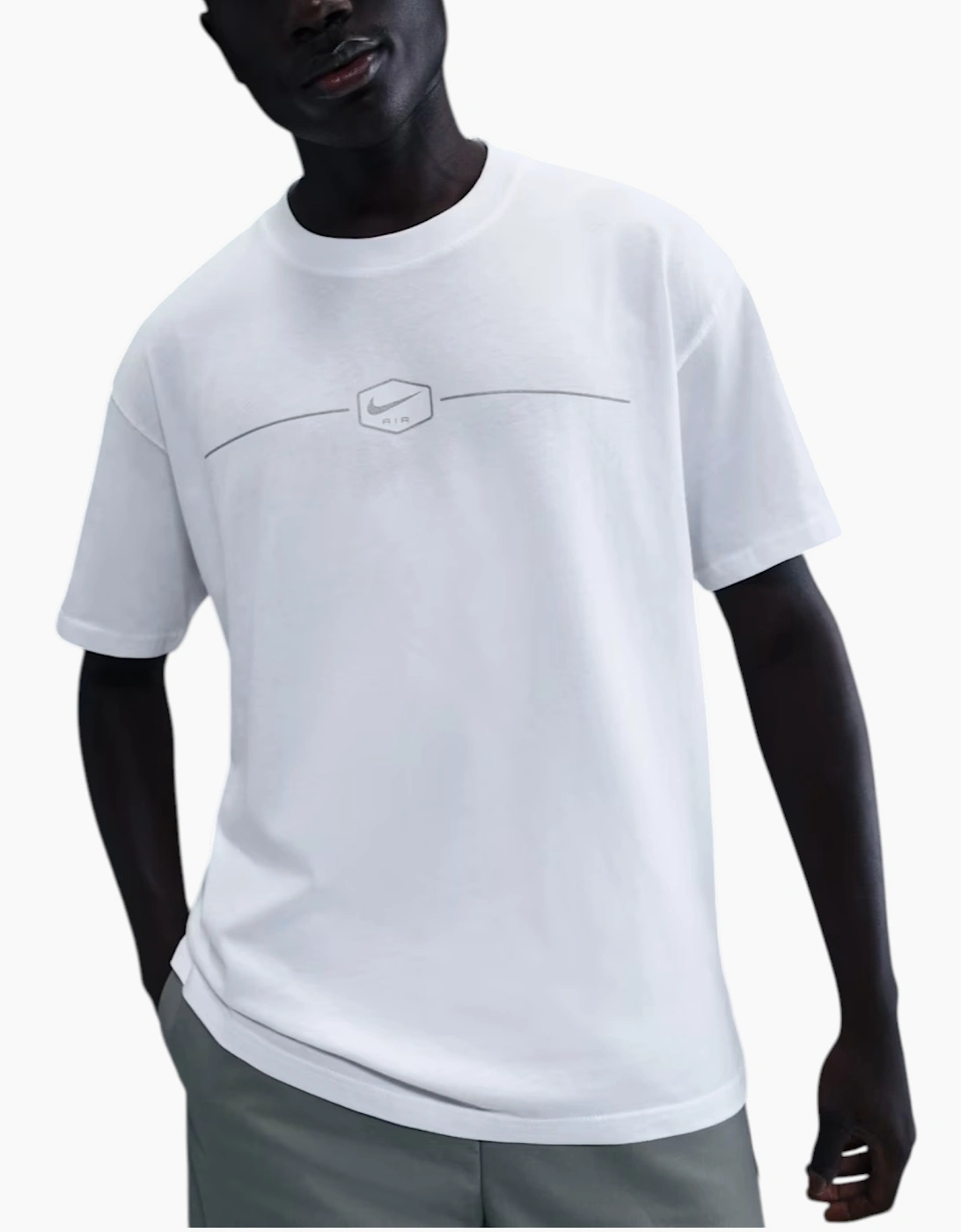 Nike Men's Nike Air Max90 Mens T Shirts Loose Fit Tee - White