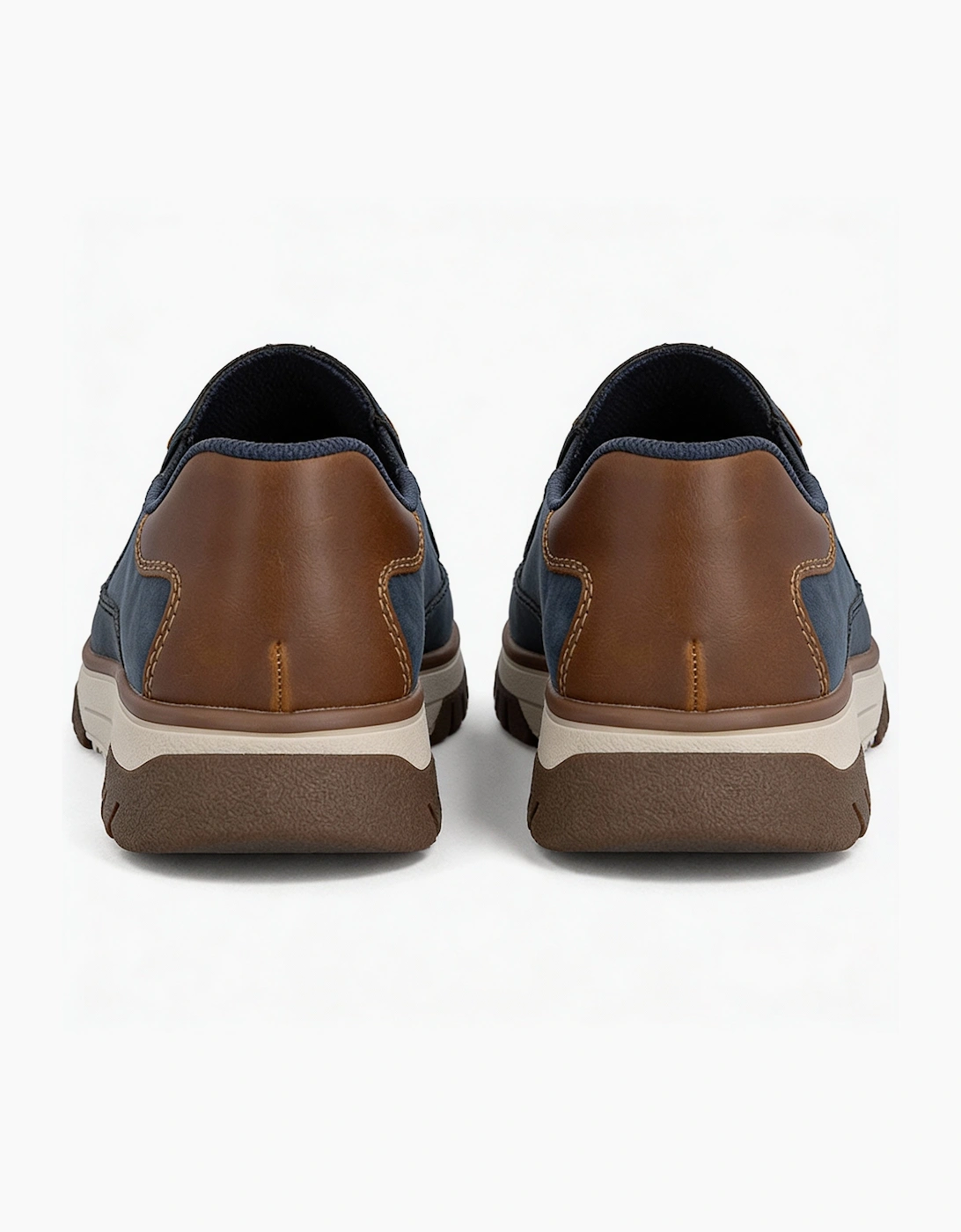 STAN Mens Slip-On Trainers Blue