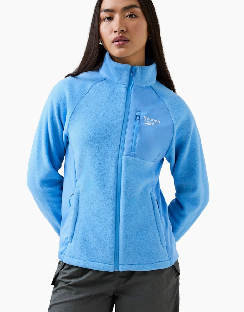 Peverell Fleece - Peri Blue