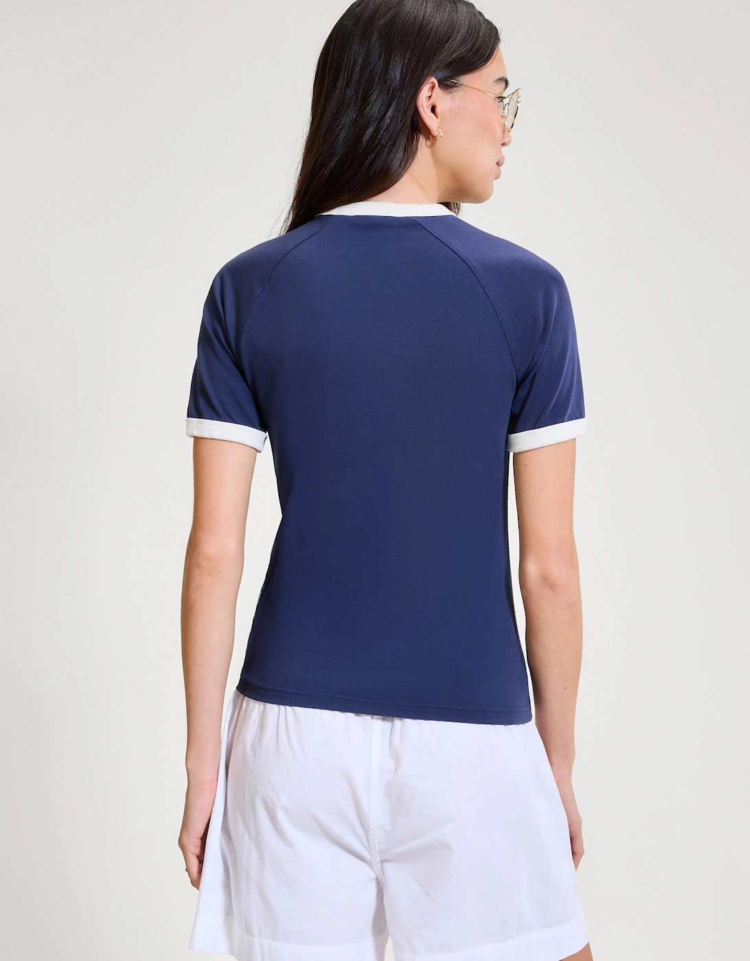Albenga Tee - Dark Blue/Off White