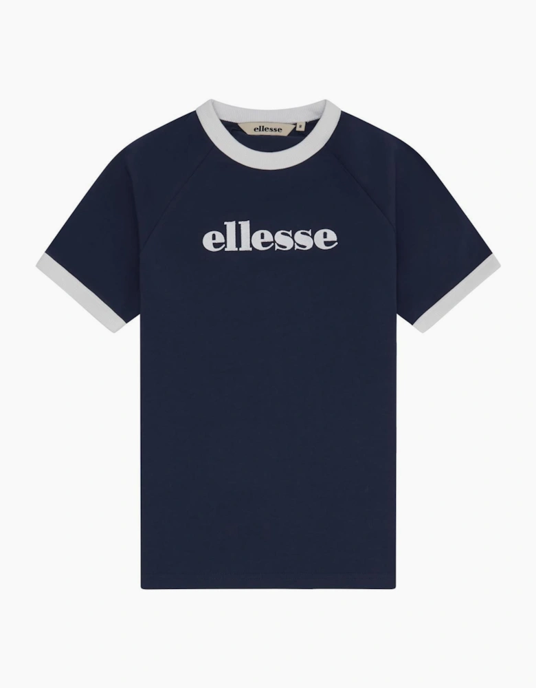 Albenga Tee - Dark Blue/Off White