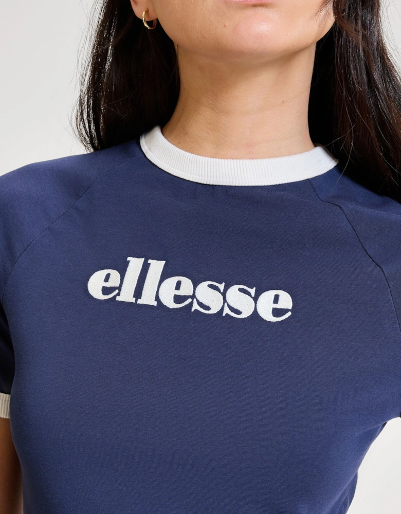 Albenga Tee - Dark Blue/Off White