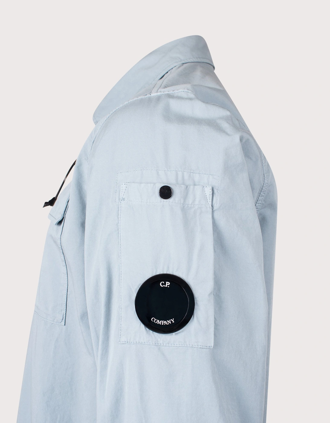 Gabardine Zipped Lens Overshirt