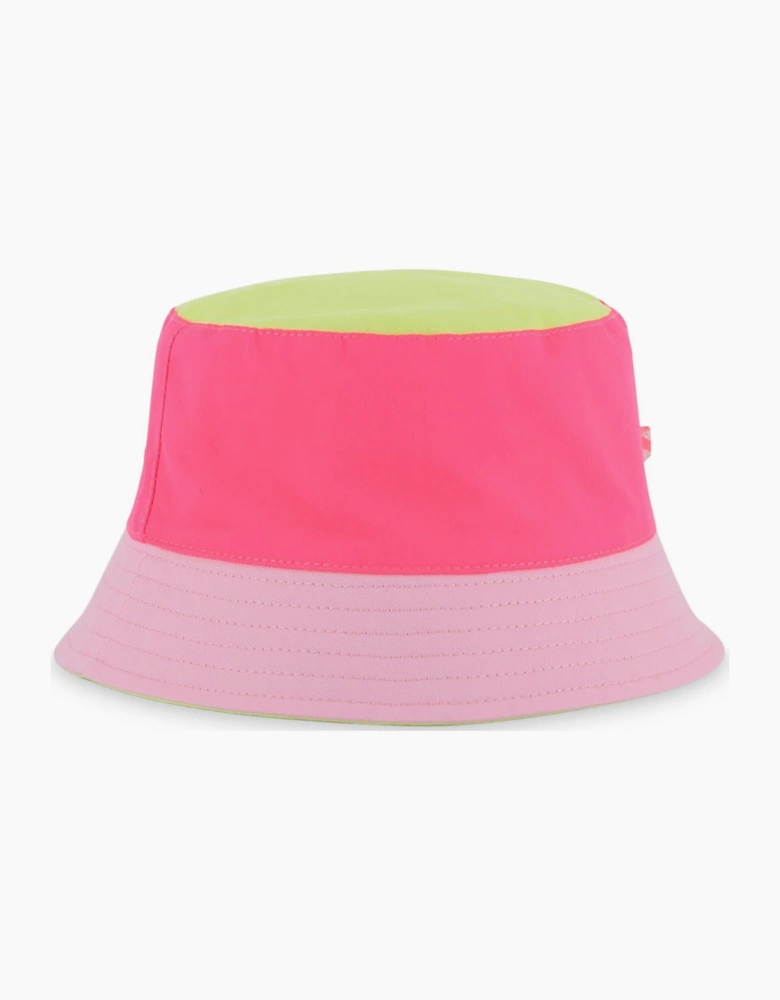 Girls Fuchsia Pink Bucket Hat