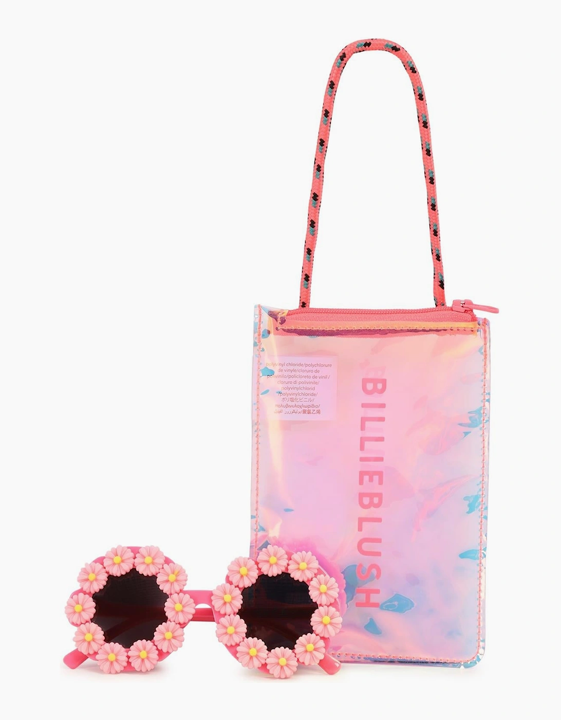 Girls Pink Flower Framed Sunglasses, 5 of 4