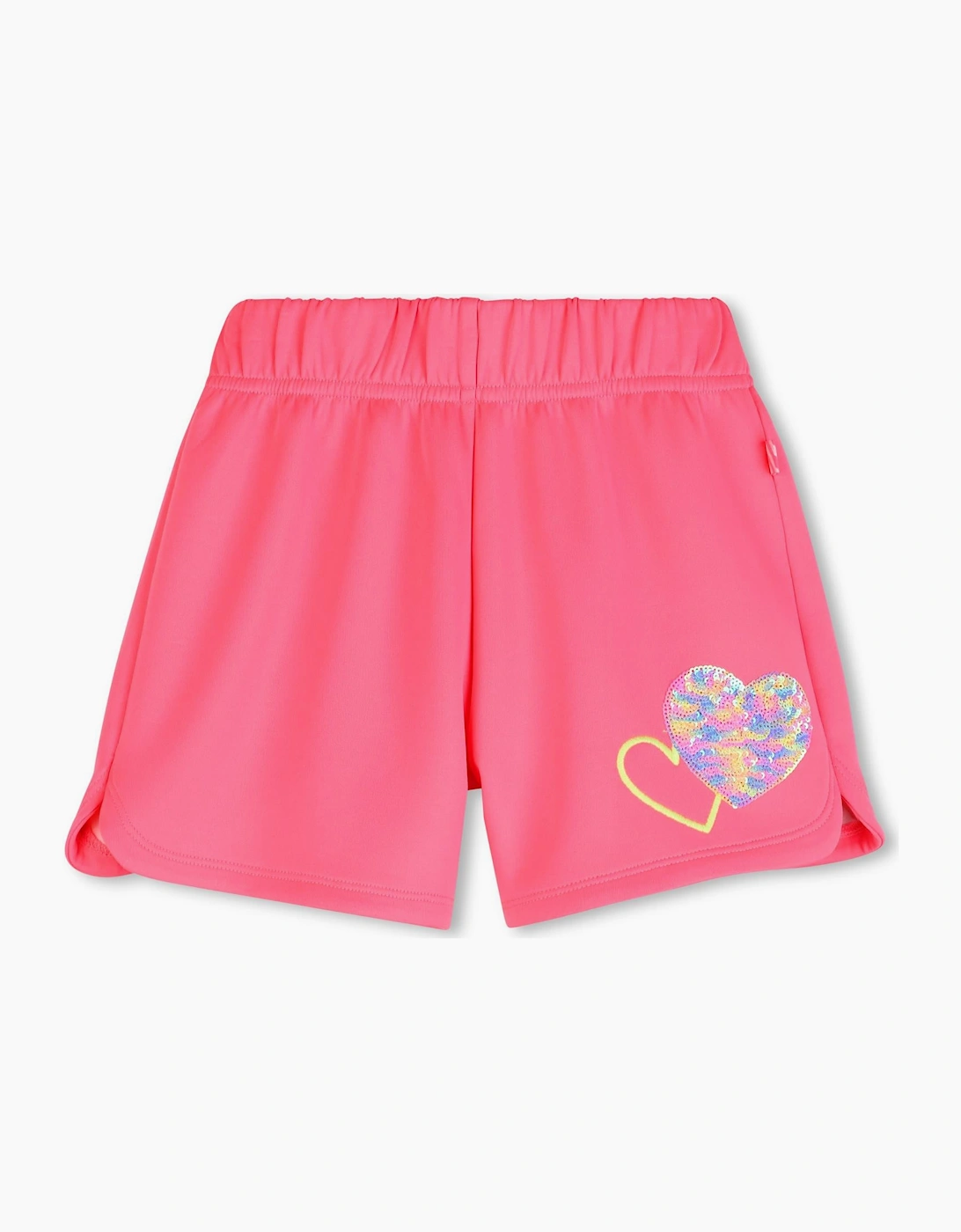 Girls Fuchsia Pink Scuba Shorts, 4 of 3