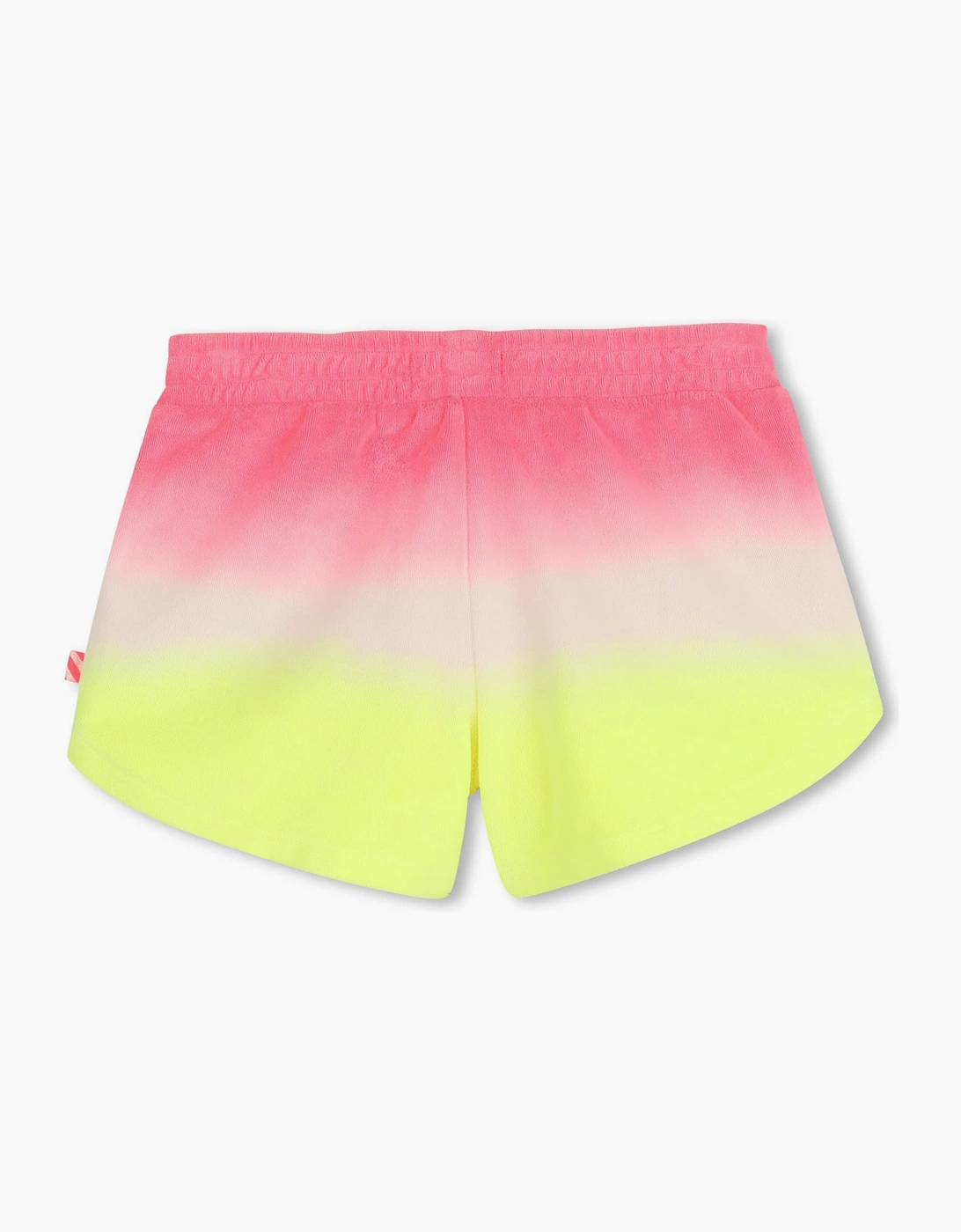 Girls Fuchsia Pink Ombré Towelling Shorts