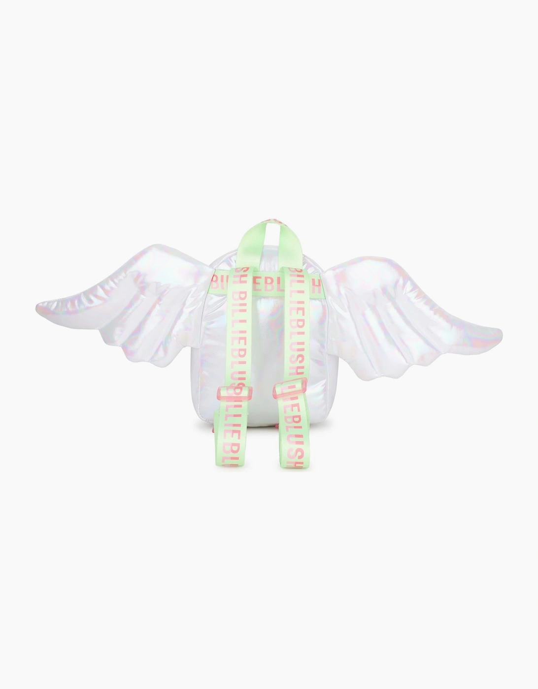 Girls Silver Soft Winged Backpack