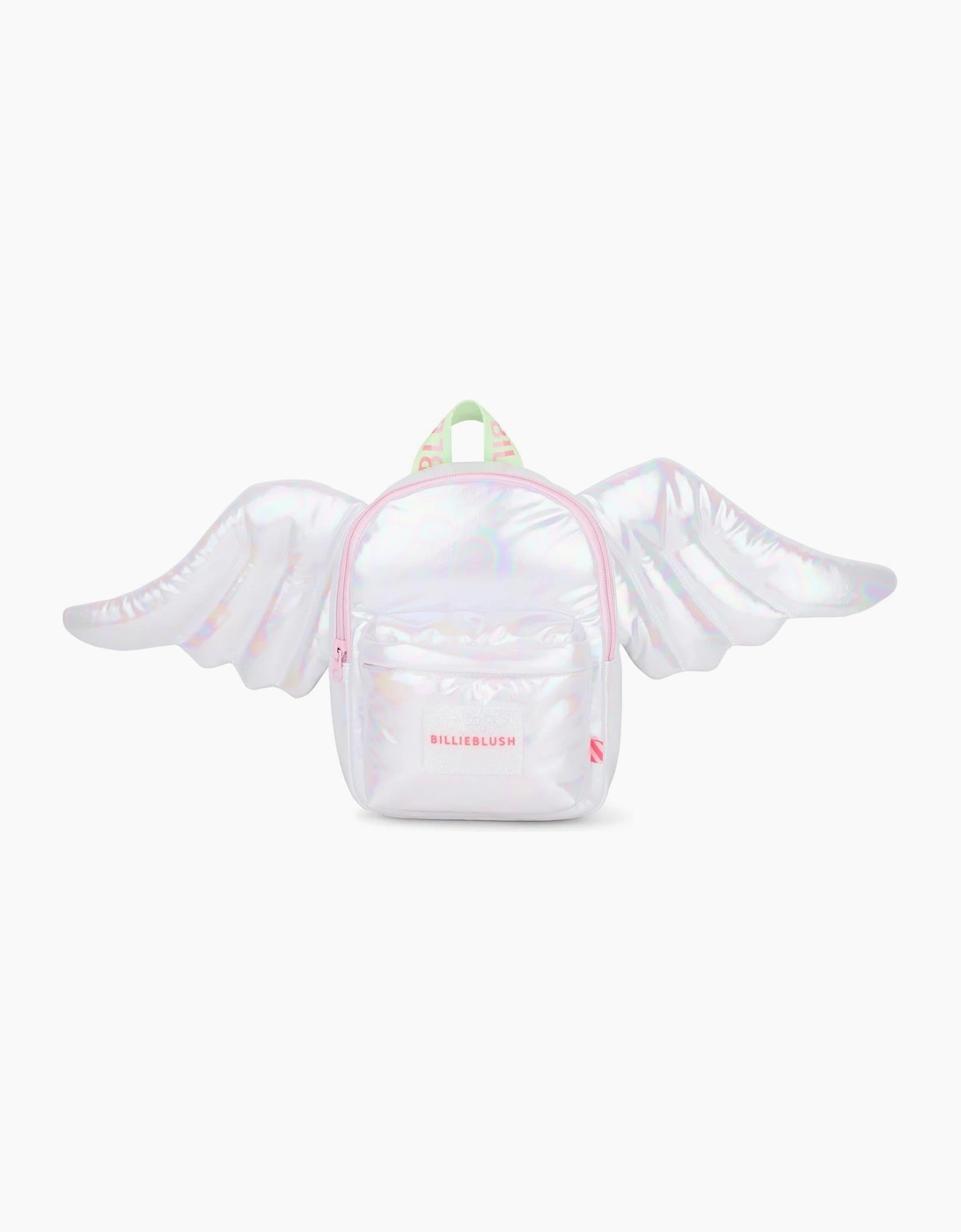 Girls Silver Soft Winged Backpack