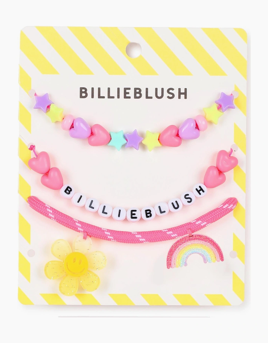 Girls Pink Multicoloured Bracelet Set, 4 of 3