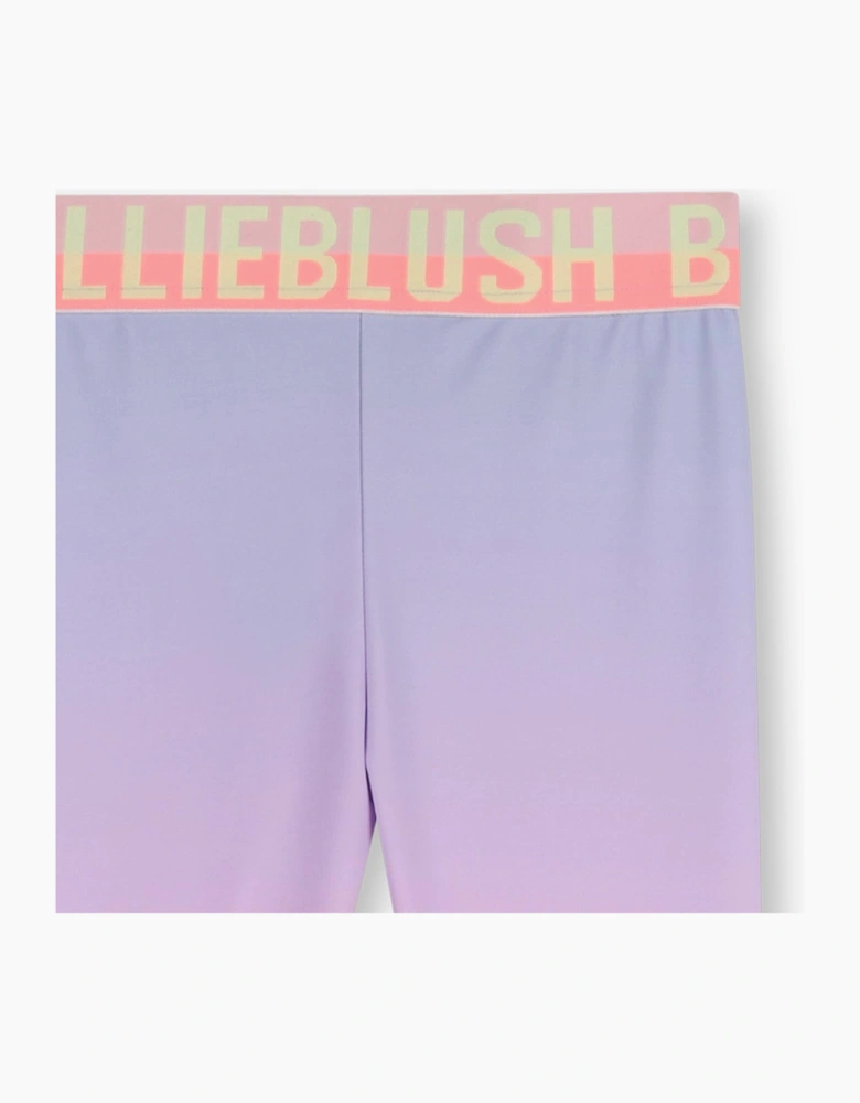 Girls Multicoloured Ombré Active Leggings