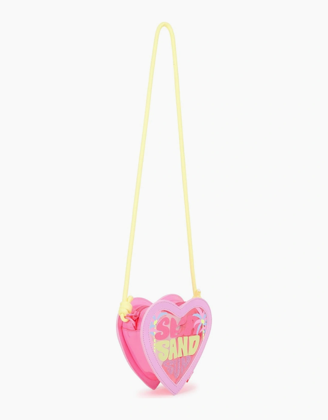 Girls Lilac Heart Cross Body Bag