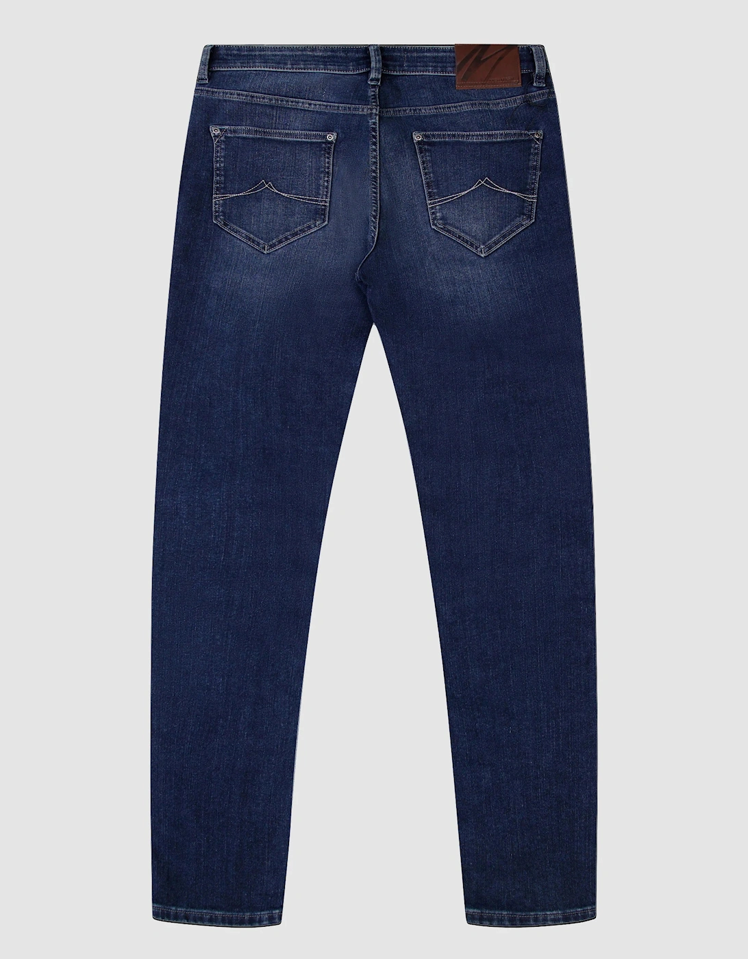 Mirage Tapered Stretch Denim Jean - Mid Blue