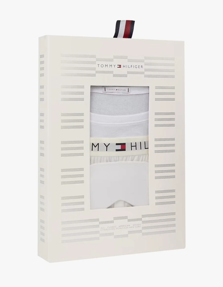 Tommy Hilfiger GIFT LS TEE PANTS SE Womens Pyjama Set Ecru