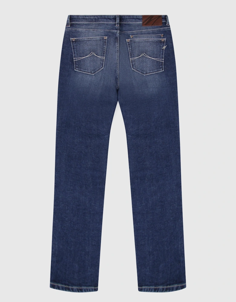 Marengo Straight Denim Jean - Mid Blue