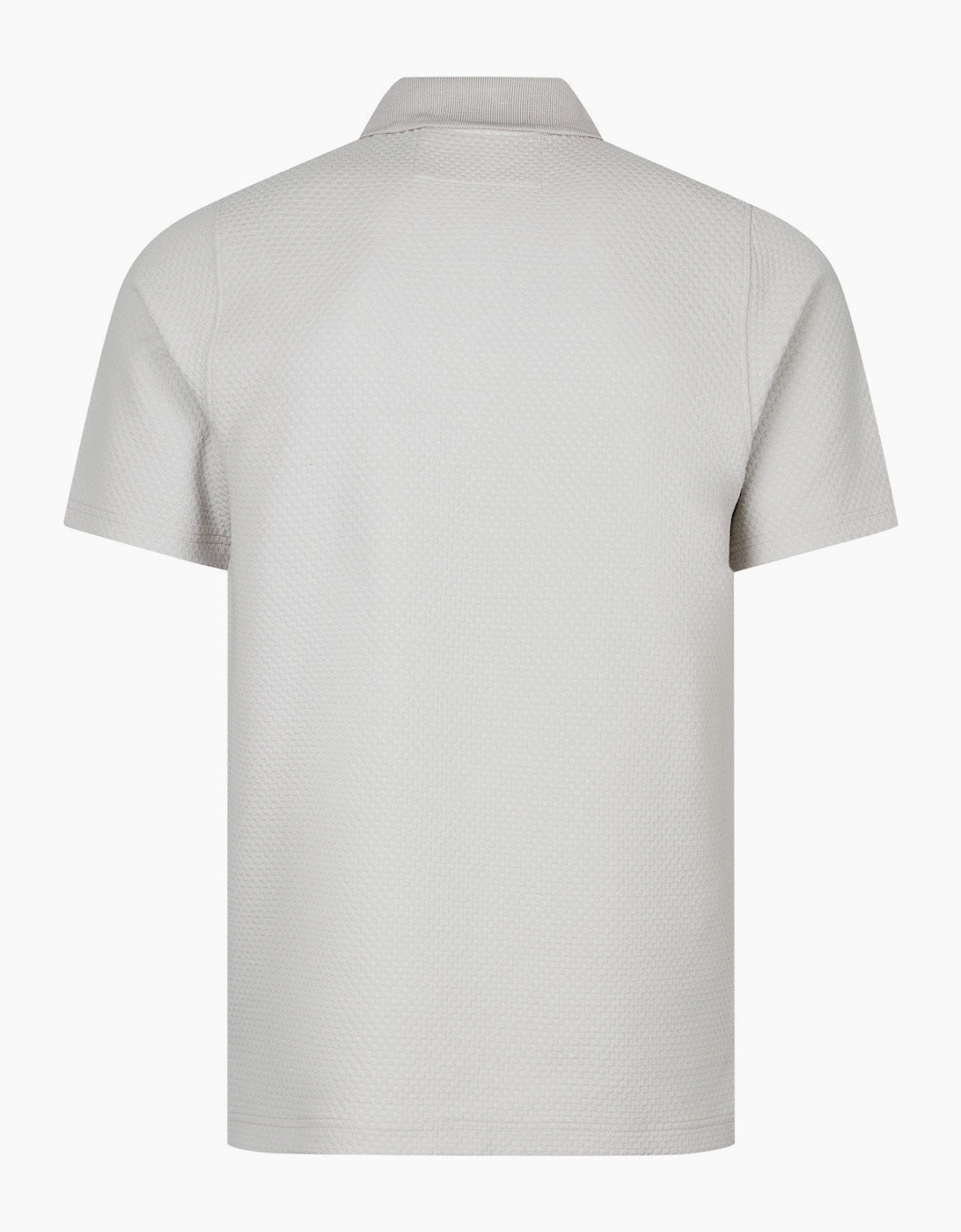 LUKE1977 Gilbraltar Zip Polo Shirt - Ice Grey