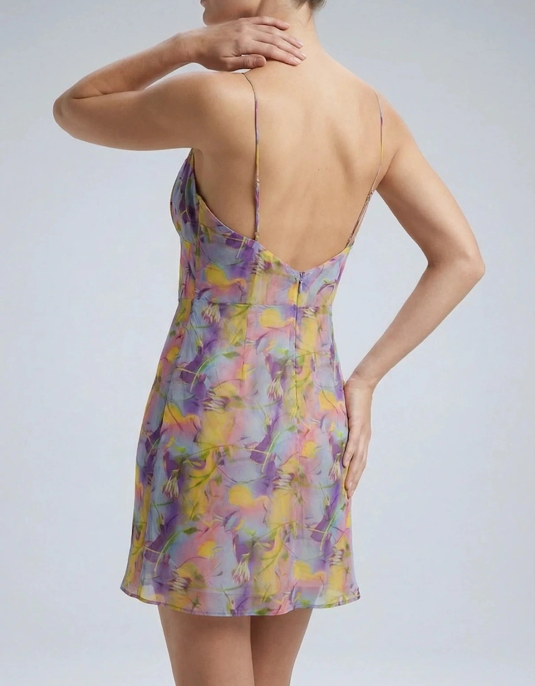 Tropical Blossom Mini Dress