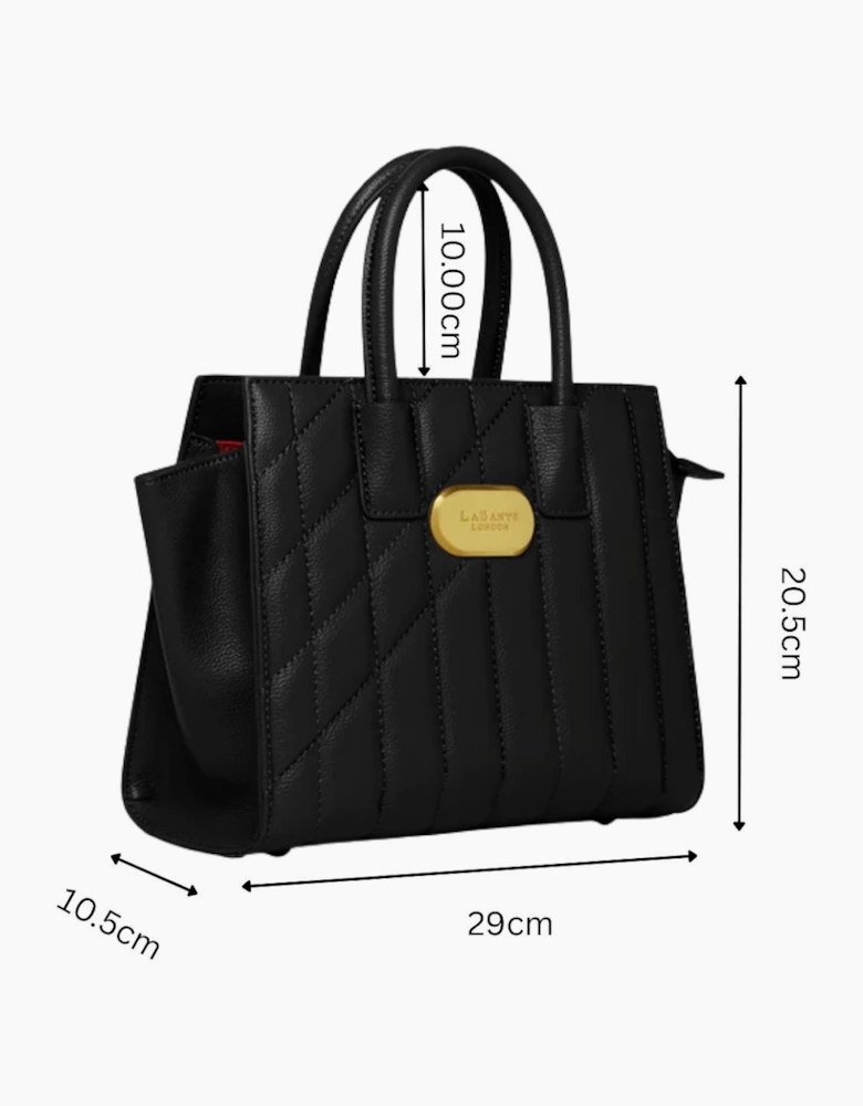 Mini Demi Tote Bag in Black