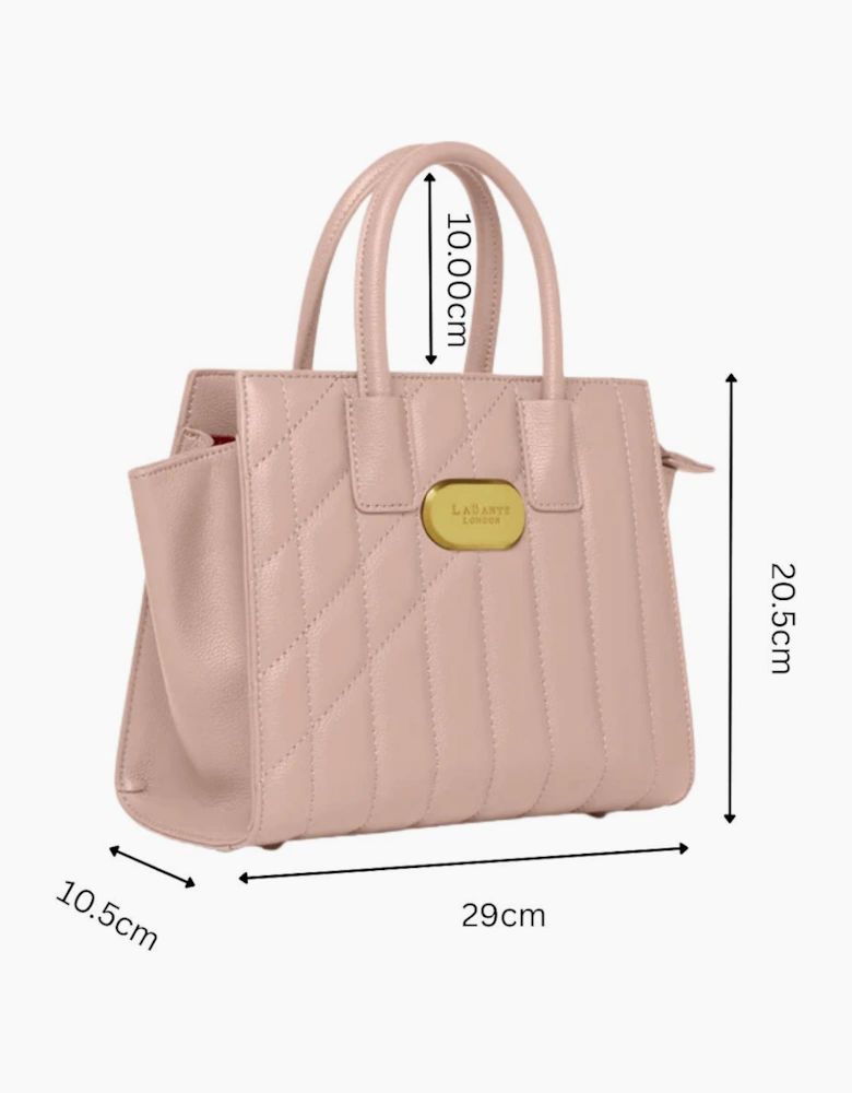 Mini Demi Tote Bag in Pink