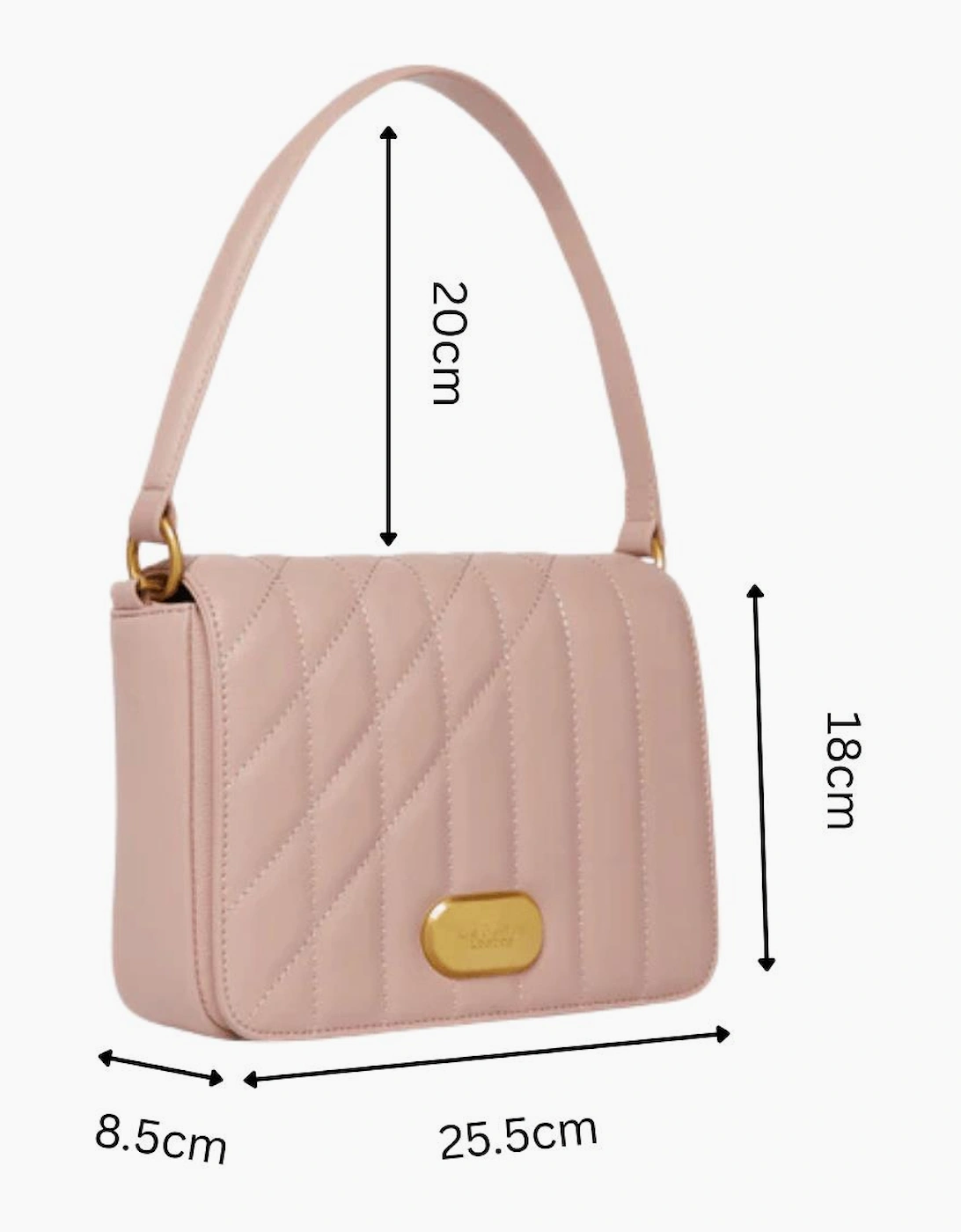 Iris Shoulder Bag in Pink