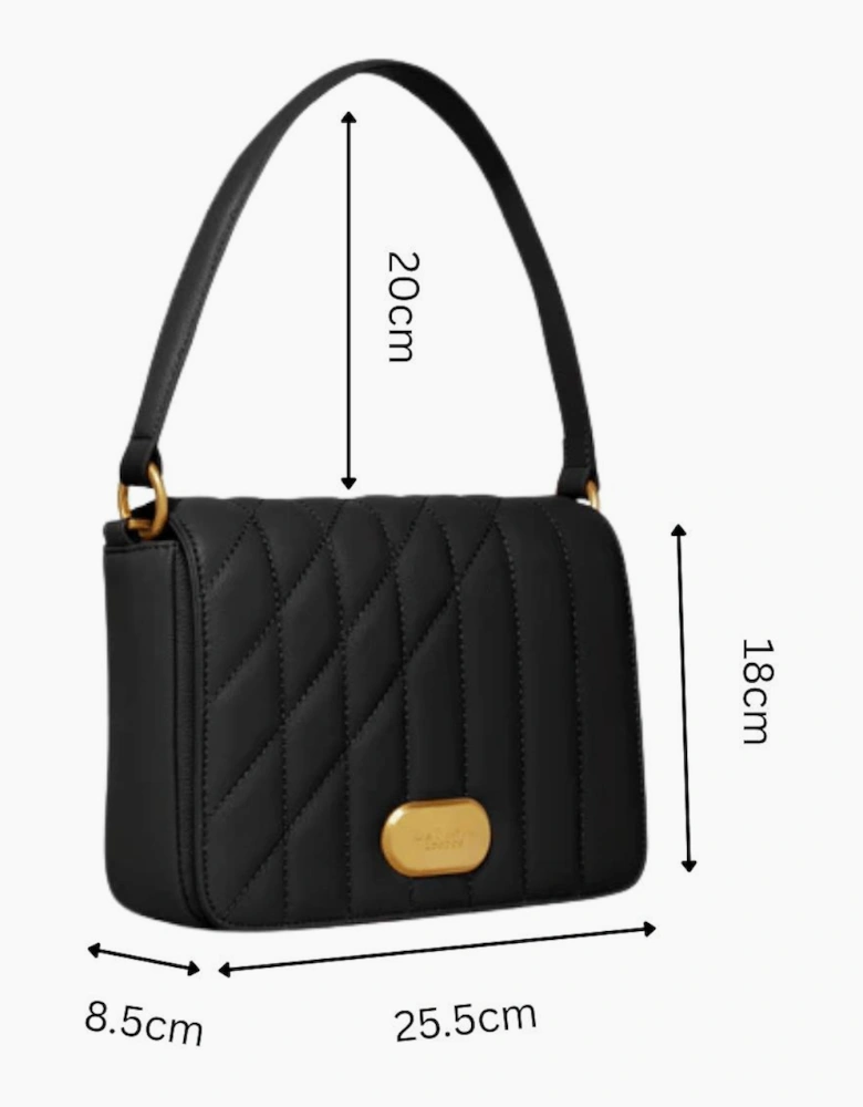 Iris Shoulder Bag in Black