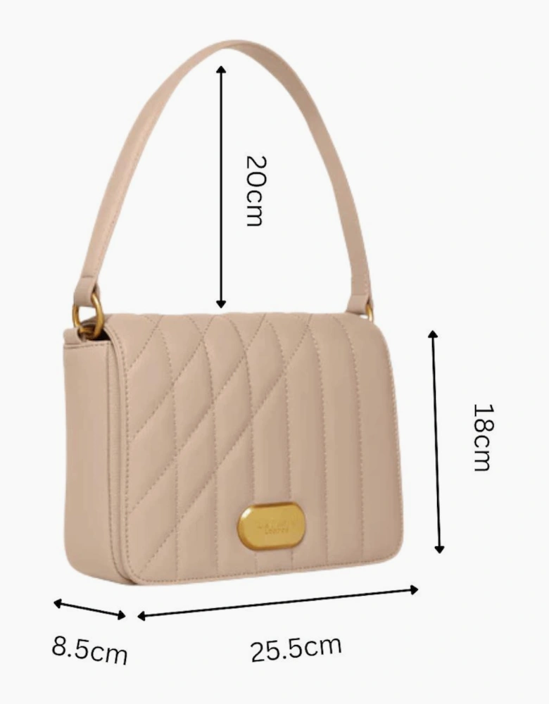 Iris Shoulder Bag in Beige