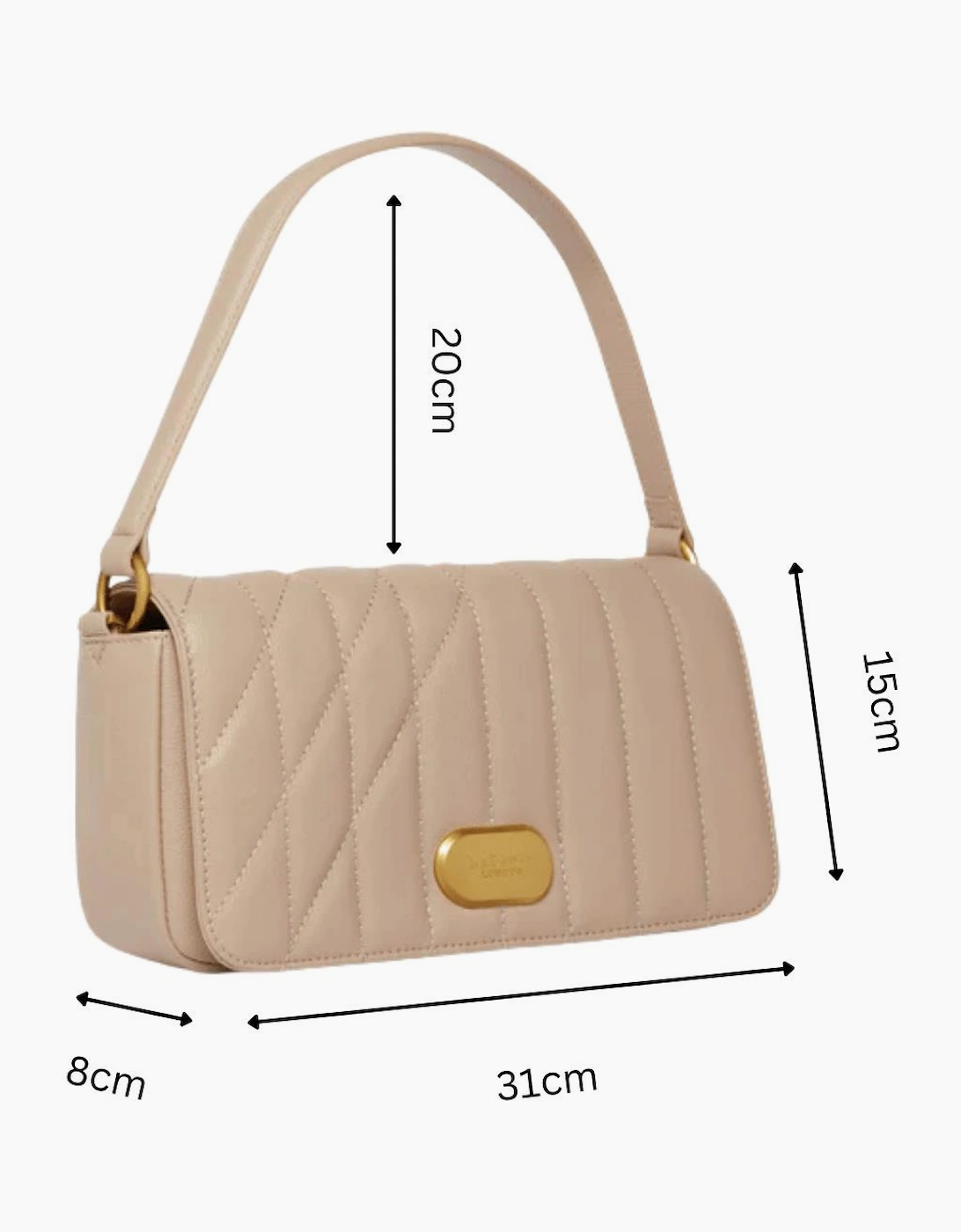 Aurora Crossbody Bag in Beige
