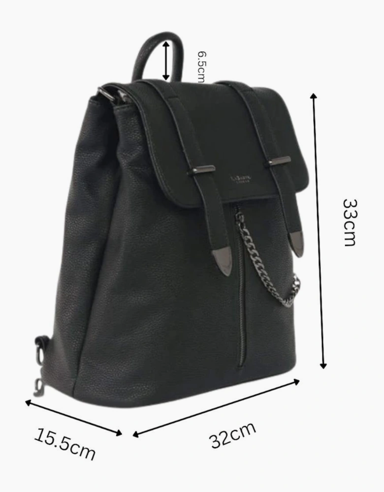 Agnes Black Ladies Backpack