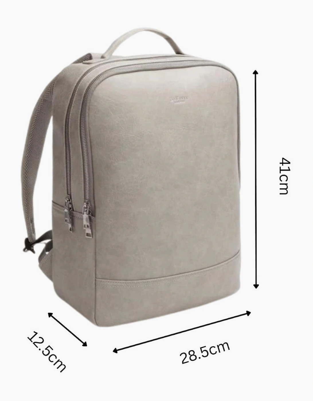 Acacia Grey Vegan Laptop Backpack
