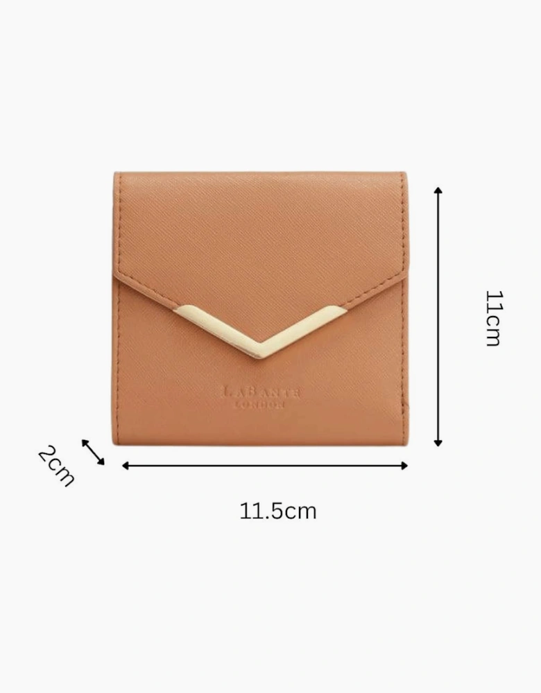 Diana Brown Small Vegan Bifold Purse