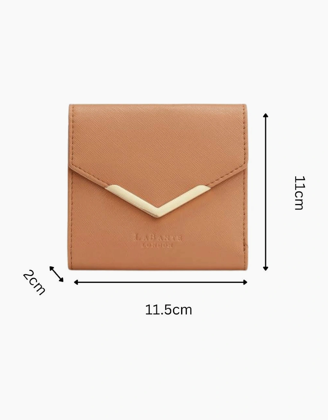 Diana Brown Small Vegan Bifold Purse