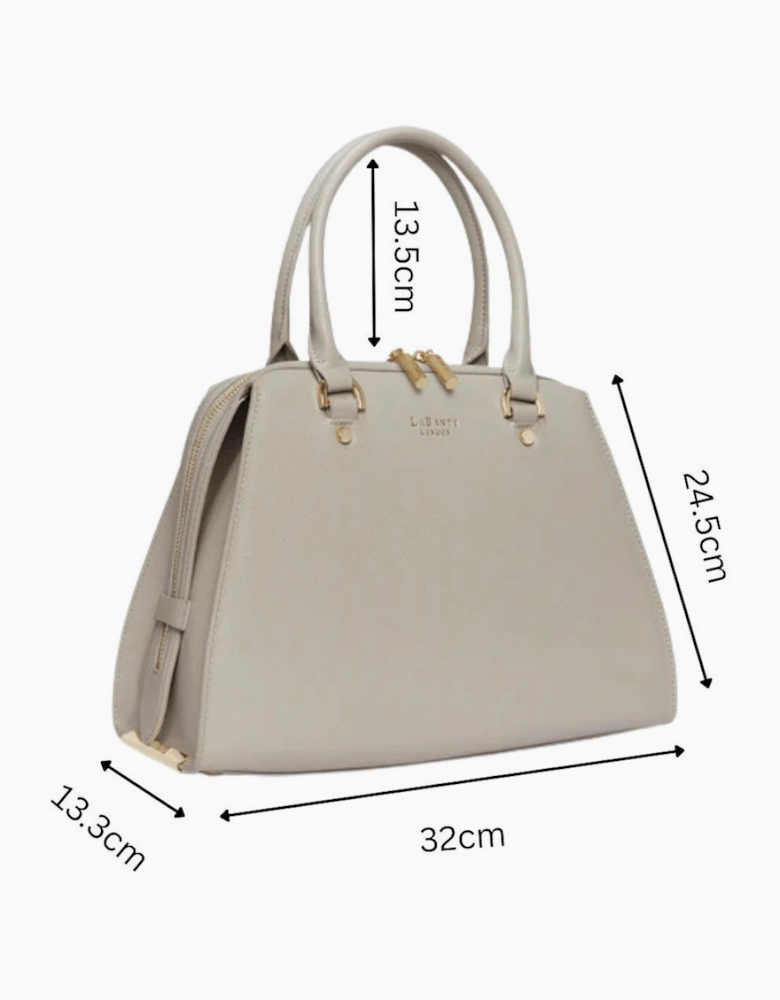 Magnolia Grey Vegan Small Bowling Bag