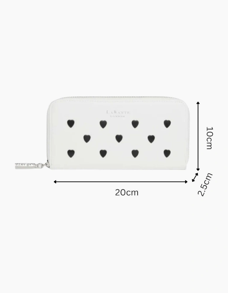 Robin White Vegan Wallet
