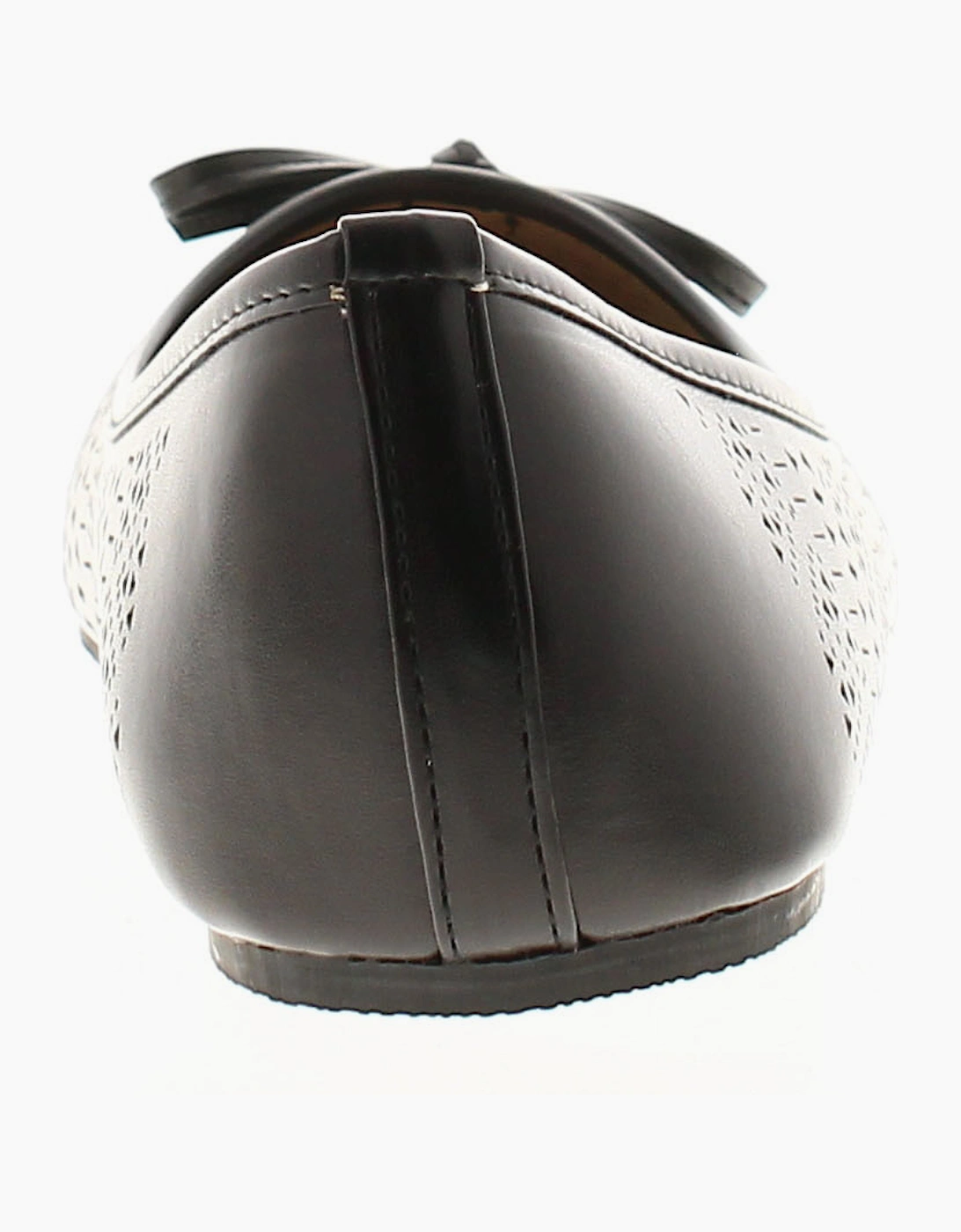 Womens Ballerina Shoes Oulton Slip On black UK Size