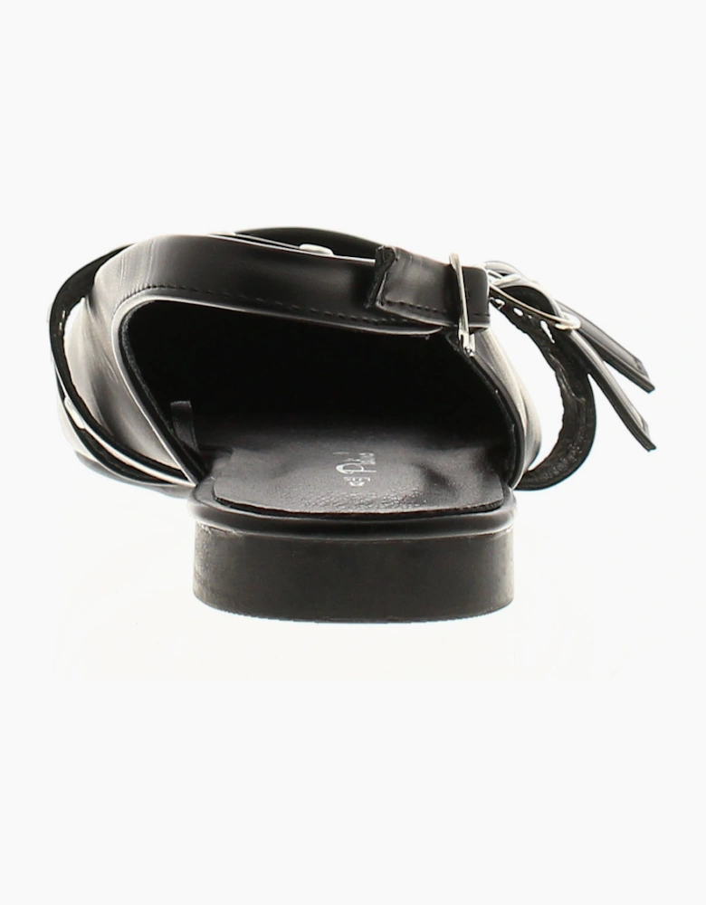 Womens Flat Shoes Ferne Buckle black UK Size