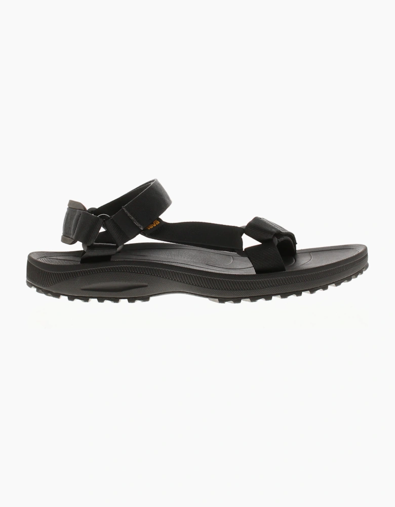 Mens Walking Sandals Winsted Touch Fastening black UK Size