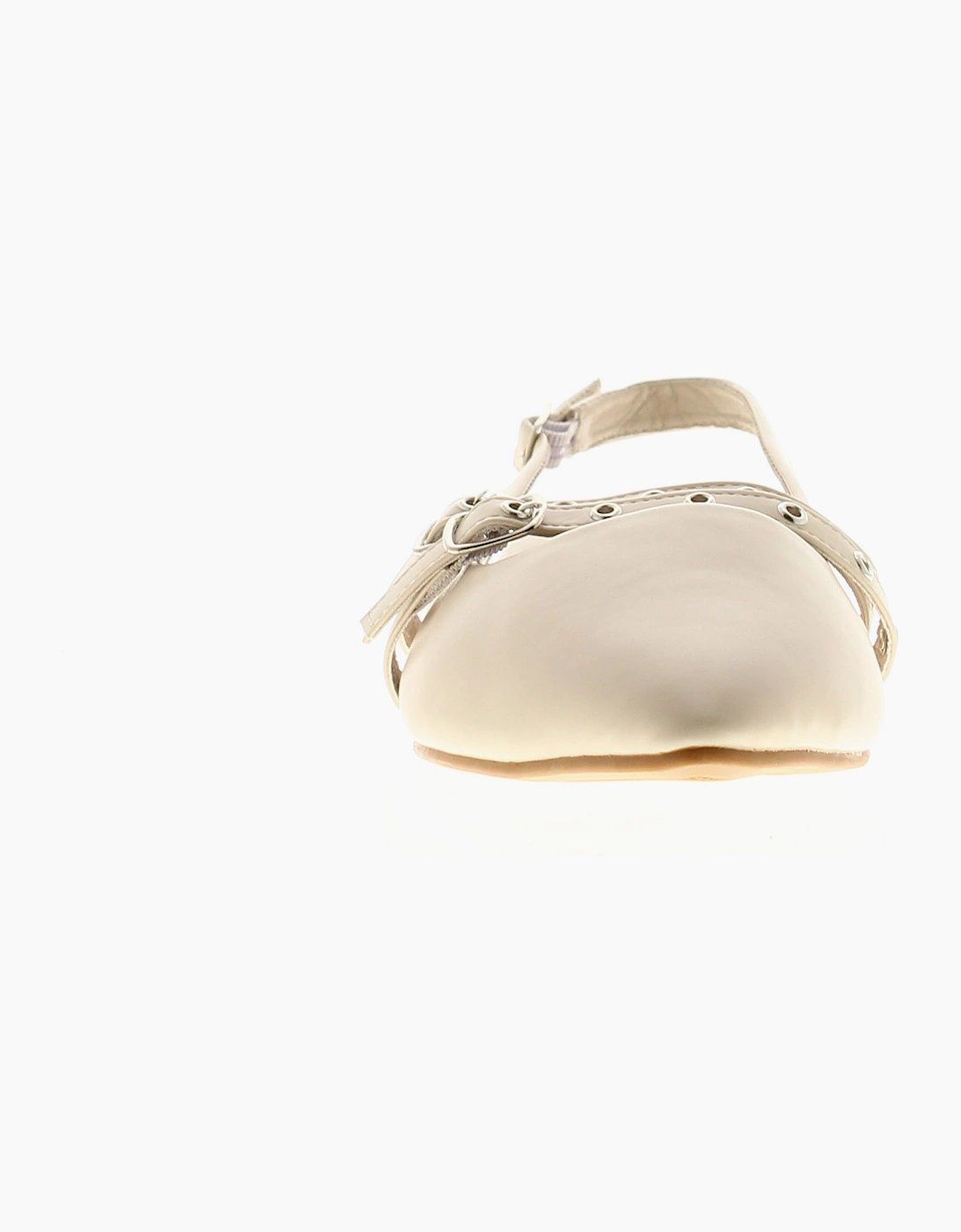 Womens Flat Shoes Ferne Buckle beige UK Size