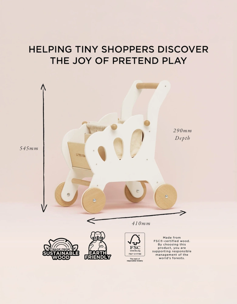 Shopping Grocery Trolley & Bag (41 x 29 x 55cm)