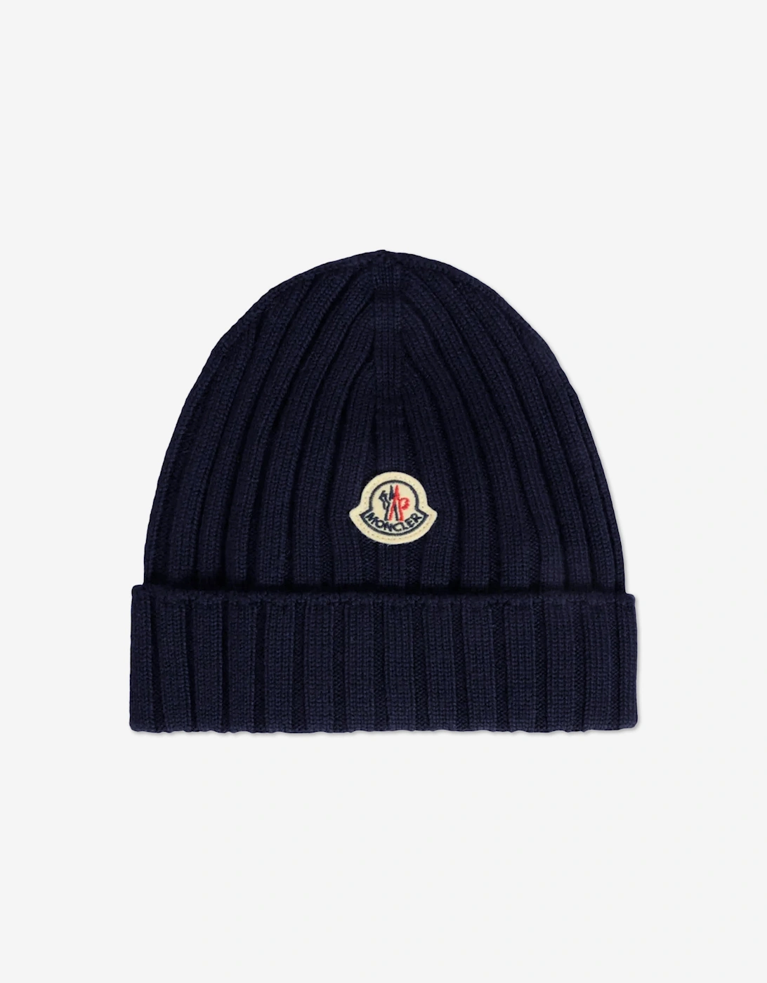 Moncler Enfant Baby Wool Beanie Hat in Navy, 9 of 8