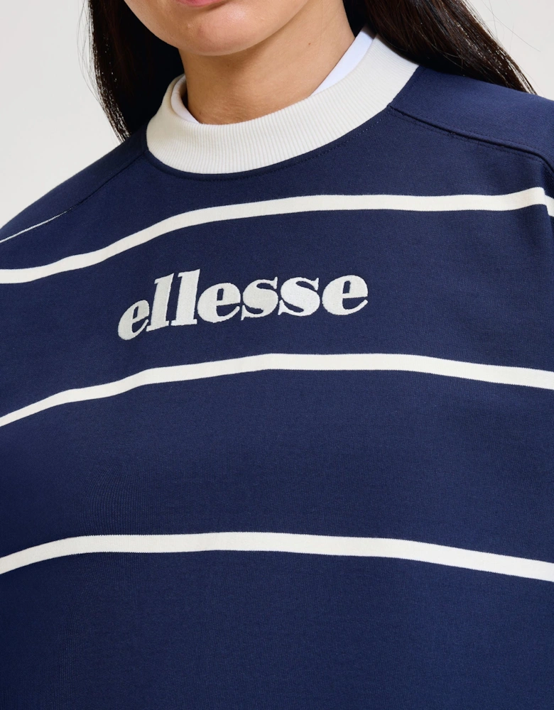 Taggia Sweatshirt - Dark Blue/Off White