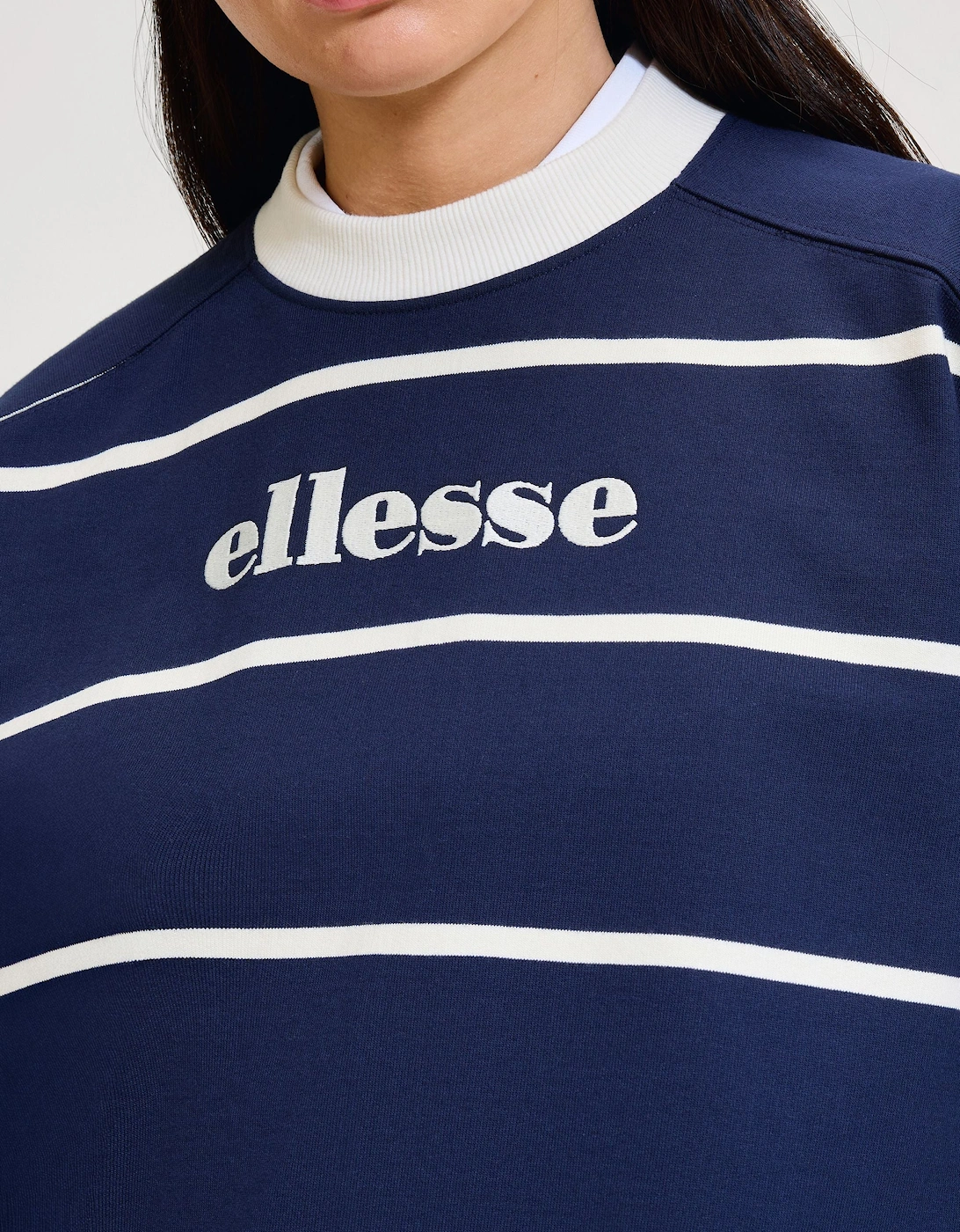 Taggia Sweatshirt - Dark Blue/Off White