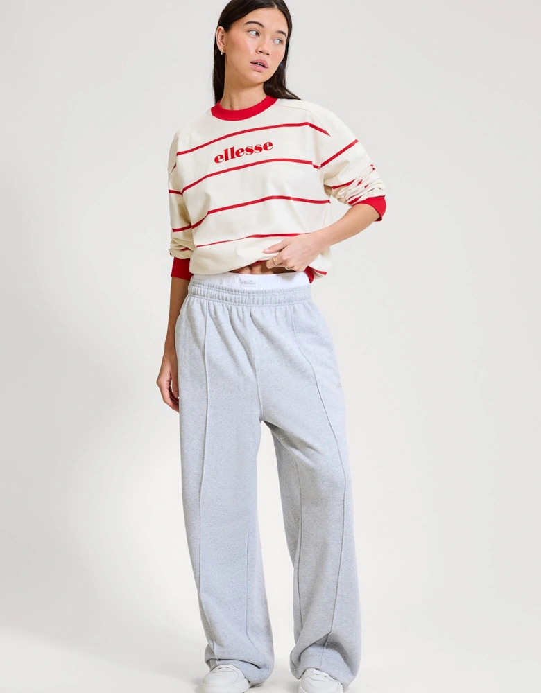 Taggia Sweatshirt - Off White/Red