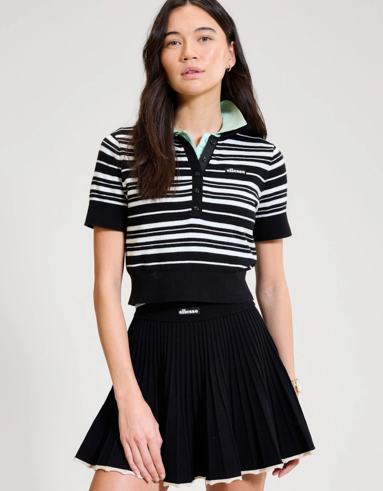 The Tennis Polo - Black