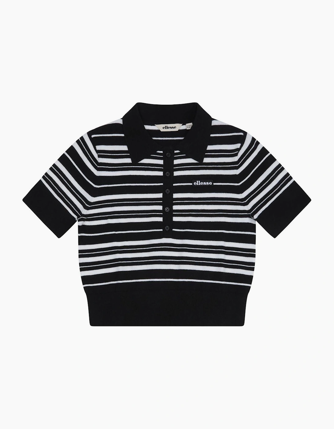 Ellesse Women's Black The Tennis Polo  Size 6