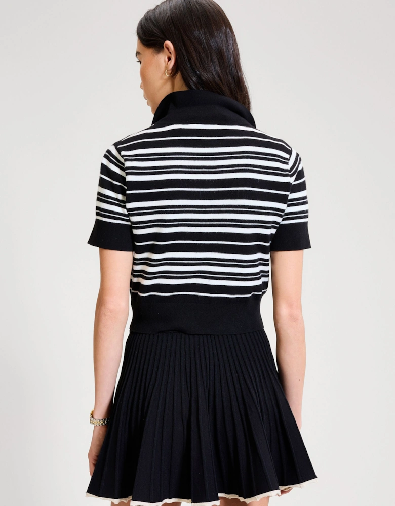 The Tennis Polo - Black