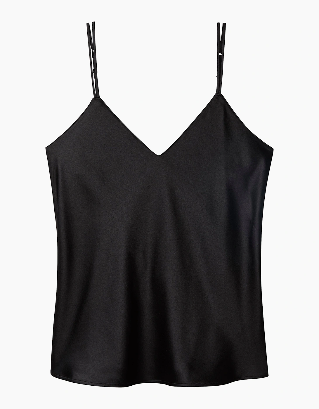 Calvin Klein SATIN CAMI Womens Pyjama Top Black
