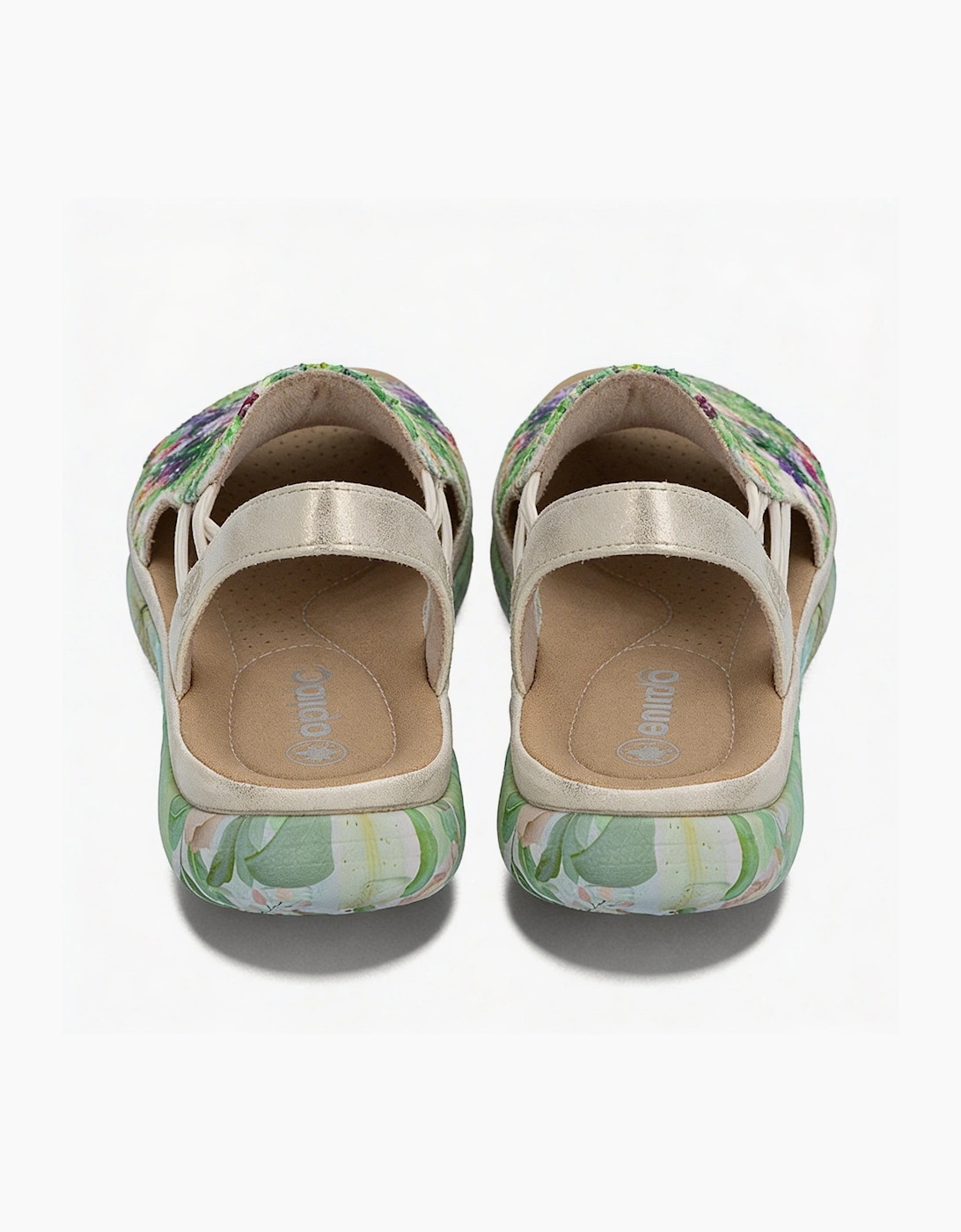 64841 Womens Ankle Strap Sandals Multi